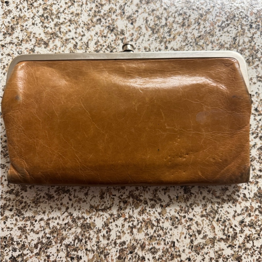 Hobo Brown Leather Wallet